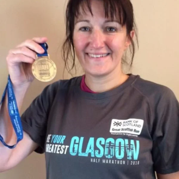 Mhairi Blair, Garnock Valley Runners jog leader